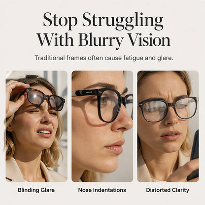 Rimless Square Sunglasses for Women