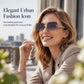 Rimless Square Sunglasses for Women
