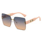 Rimless Square Sunglasses for Women