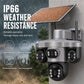 Triple Lens Solar Security Camera