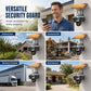 Triple Lens Solar Security Camera