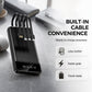 🏕️ High-Capacity Power Bank with Integrated Cables