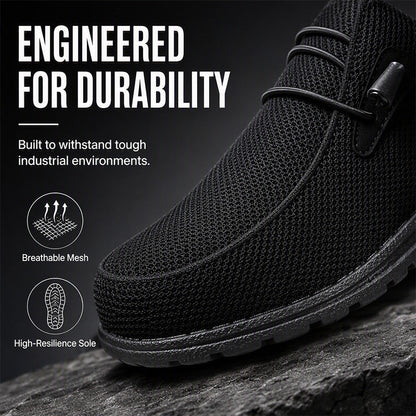 Casual Slip On Steel Toe Safety Loafers for Men Women