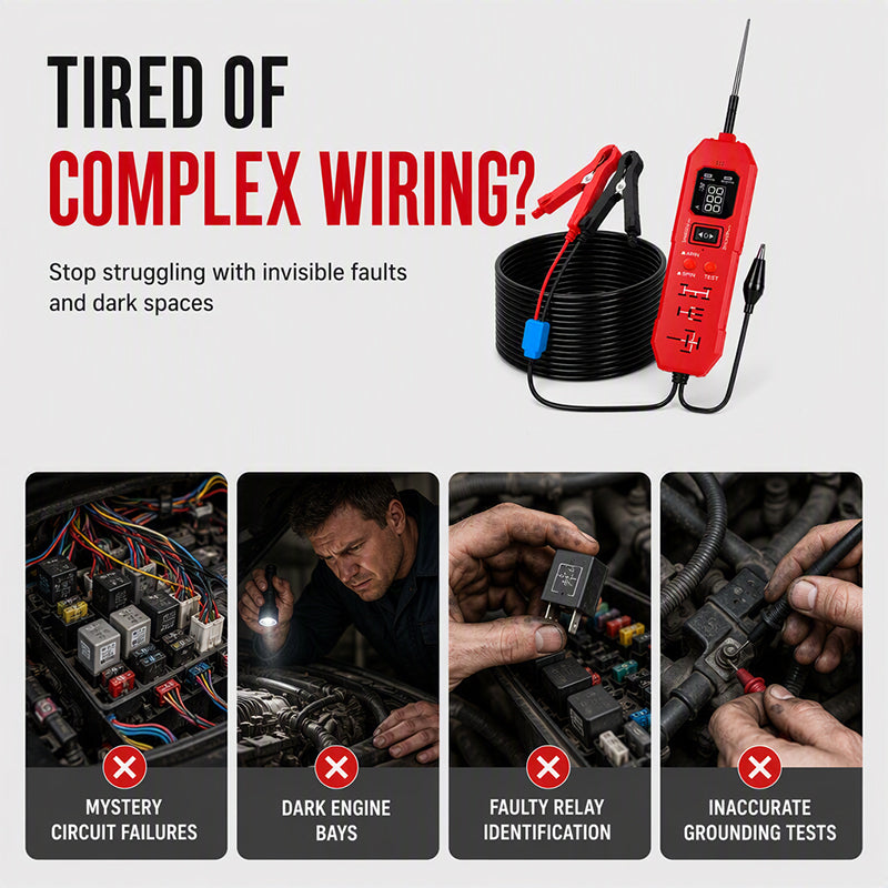 🔧 50% OFF NOW! ⚡ 2-in-1 Circuit & Relay Tester – Digital Display, 3.5-36V & Universal for Cars & Trucks 🔩