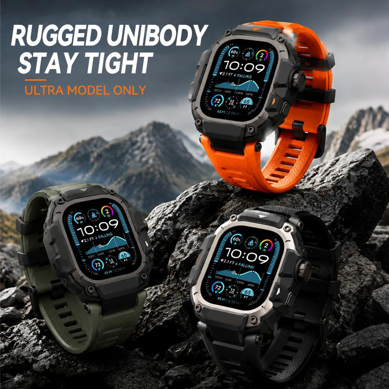 ⌚ 50% OFF NOW! 🛡️ Rugged Case & Strap for 49mm Smartwatch – Metal Frame, TPU Bumper & Secure Screw Lock 💪