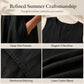 Women's Sleeveless V-Neck Wide-Leg Jumpsuit with Pockets