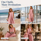 Women's Sleeveless V-Neck Wide-Leg Jumpsuit with Pockets