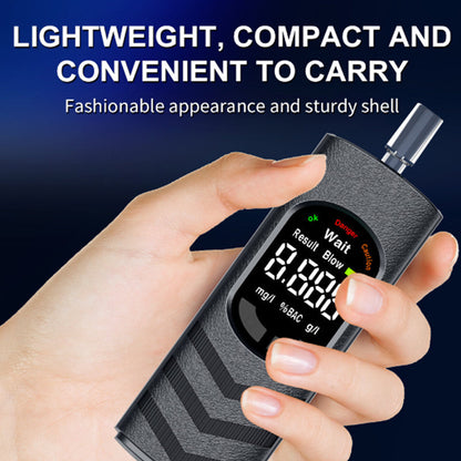 🎉 2026 Sale — Over 23,200 Sold!🍻 Rechargeable Alcohol Tester with LCD Screen and Voice Broadcast