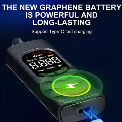 🎉 2026 Sale — Over 23,200 Sold!🍻 Rechargeable Alcohol Tester with LCD Screen and Voice Broadcast