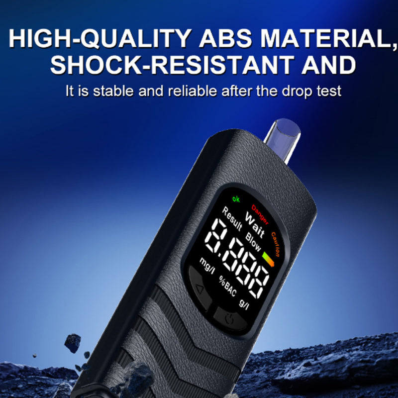 🎉 2026 Sale — Over 23,200 Sold!🍻 Rechargeable Alcohol Tester with LCD Screen and Voice Broadcast
