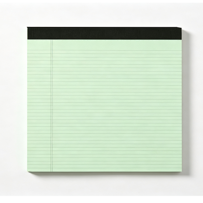 Minimalist Lined Writing Notepad