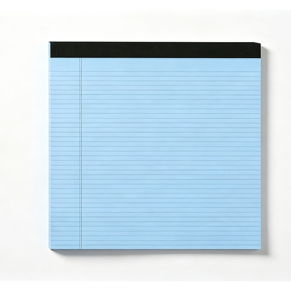 Minimalist Lined Writing Notepad