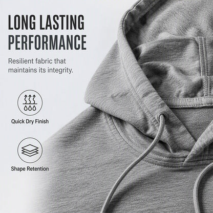 Men's Hooded Short Sleeve T-Shirt with Pocket