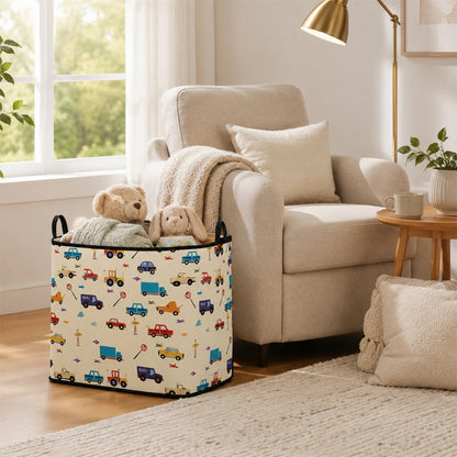 🧺 50% OFF NOW! 🎉 Large Foldable Canvas Storage Organizer – Durable, zippered lid & reinforced handles – Perfect for home, closet & travel ✨