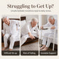 📢📢40% OFF !! ⏰ Safe Stand Bed Rail – Adjustable height, foam grip & secure strap – Easy bedside support for seniors & mobility aid ✨
