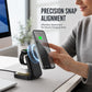 3 in 1 Foldable Wireless Charging Station 15W Fast Charger Desktop Stand