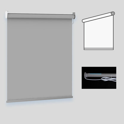 🎉 LIMITED TIME 50% OFF! 🪟 Motorized Blackout Blinds with Remote – Smart Roller Shade, Complete Light Blocking & Clean Modern Design ✨