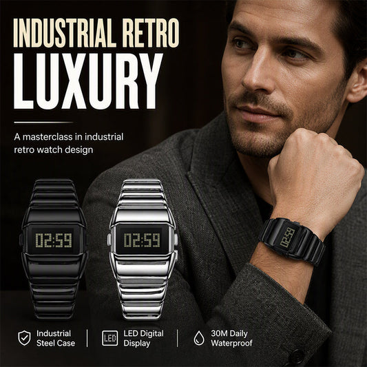 ⌚ 50% OFF NOW! ✨ Luxury Digital Watch – Polished Metal, Bold Display & All-Day Comfort – For Office, Casual & Evening Looks 💎