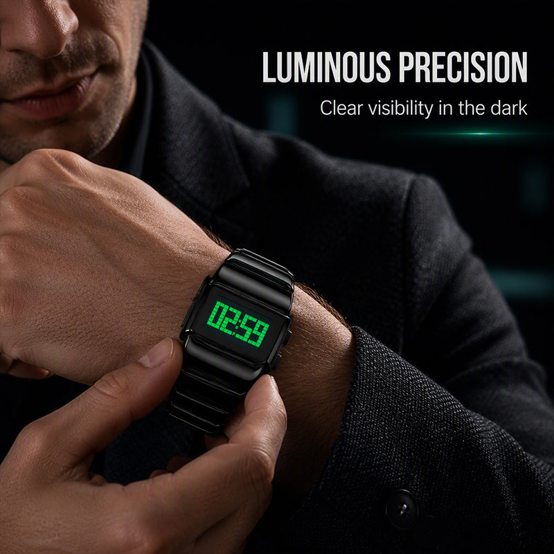 ⌚ 50% OFF NOW! ✨ Luxury Digital Watch – Polished Metal, Bold Display & All-Day Comfort – For Office, Casual & Evening Looks 💎