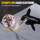 Durable and lightweight clamps for welding electrodes