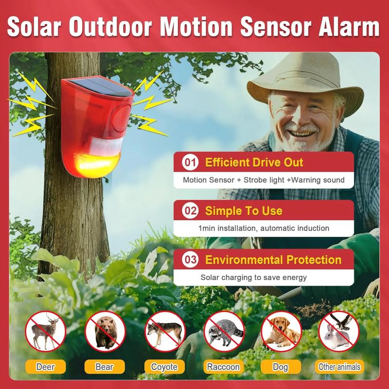 Outdoor Solar Powered Animal Repeller