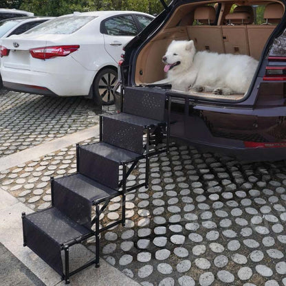 Portable Foldable Non-Slip Dog Car Stairs