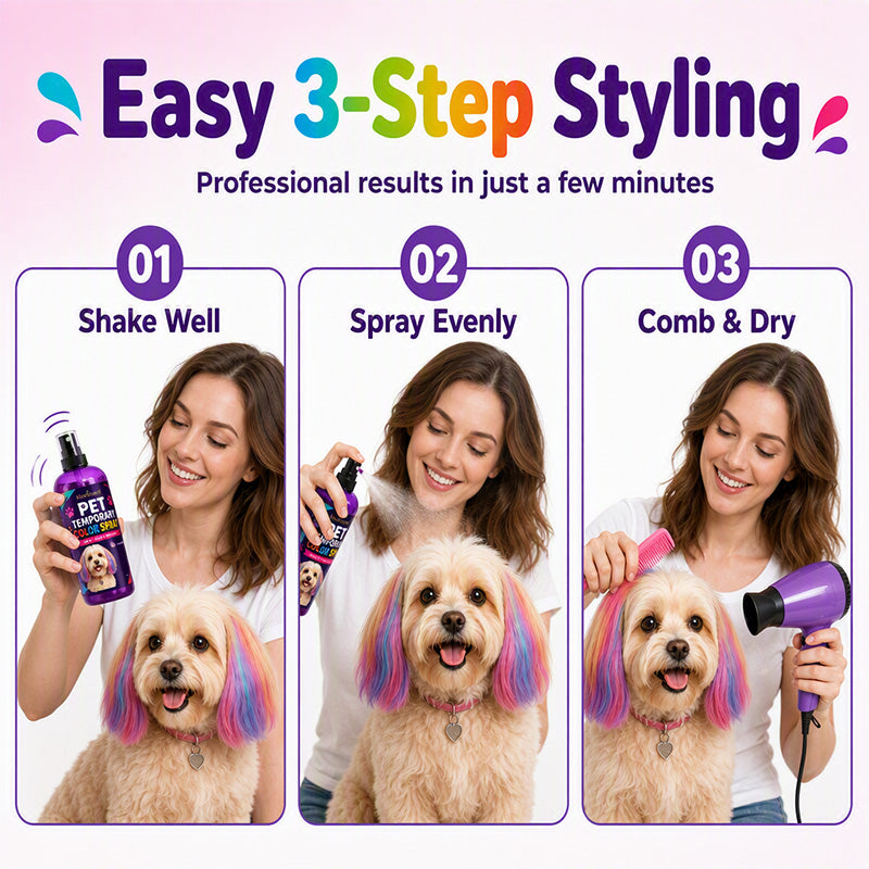 Temporary Pet Hair Color Spray