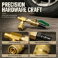 Brass Tire Deflation Valve with Self-Locking Chuck for Large Trucks