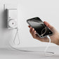 🔋 One charger. Three devices. No outlet needed.