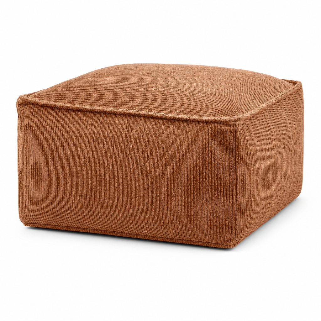 🏷️HOT FLASH SALE 30% OFF🏠Boho Storage Ottoman Pouf Cover – fill with clothes & blankets, supports 220 lbs, washable canvas. Tidy & cosy! ✅