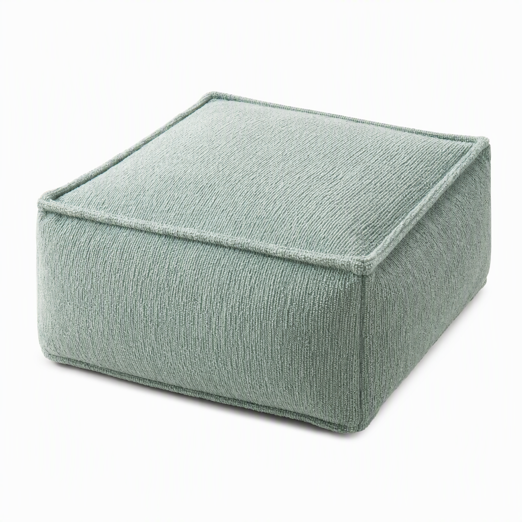 🏷️HOT FLASH SALE 30% OFF🏠Boho Storage Ottoman Pouf Cover – fill with clothes & blankets, supports 220 lbs, washable canvas. Tidy & cosy! ✅