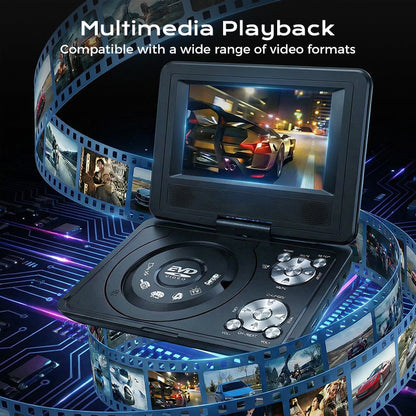⏳Time-Limited Special⏰ 7.8-Inch Portable DVD/EVD Player with Game Function