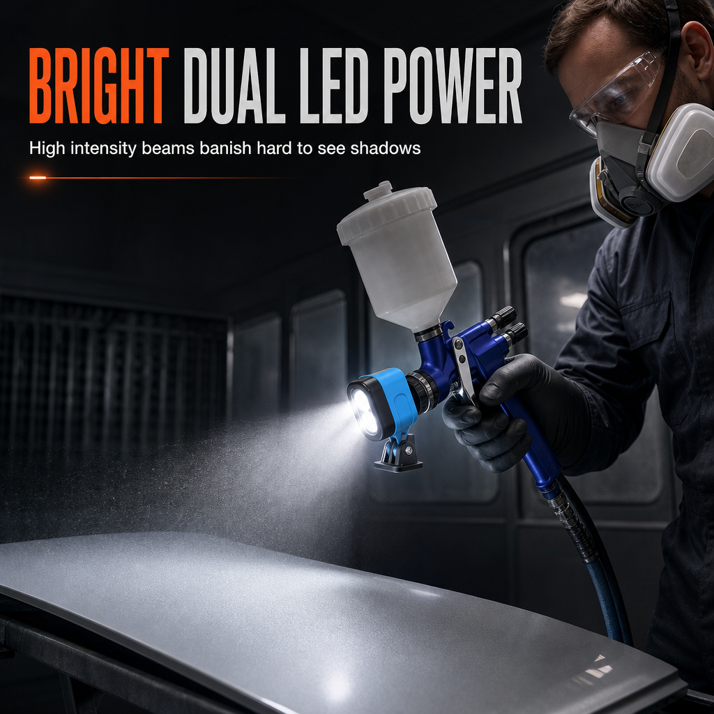 ⏳Time-Limited Special⏰Lightweight Spray Gun – LED Aiming, Even Finish, Multi-scene 🎨