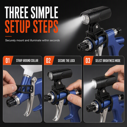 ⏳Time-Limited Special⏰Lightweight Spray Gun – LED Aiming, Even Finish, Multi-scene 🎨