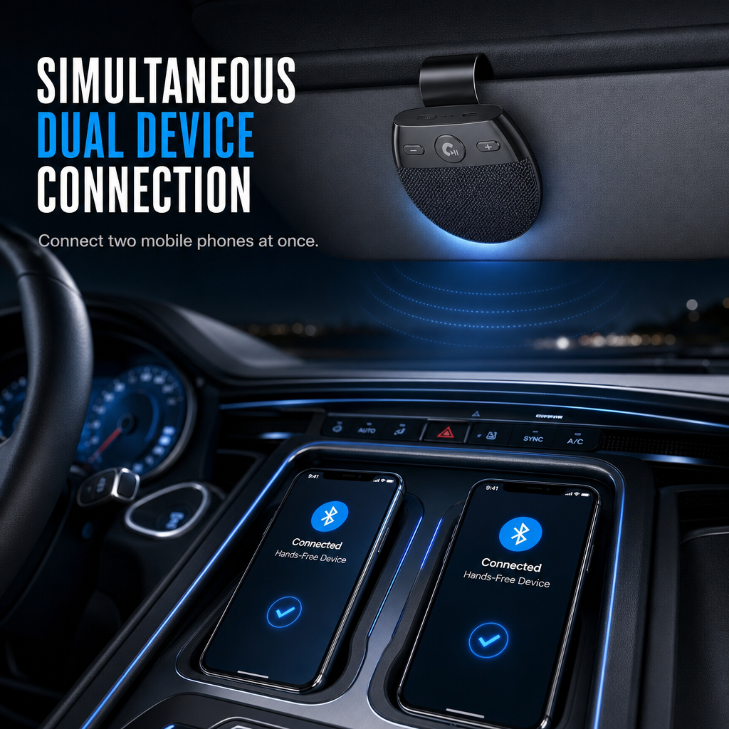 🚗 Limited-Time Discount ✨ SP11 Sun Visor Bluetooth Speakerphone — Hands-Free Calls 📞