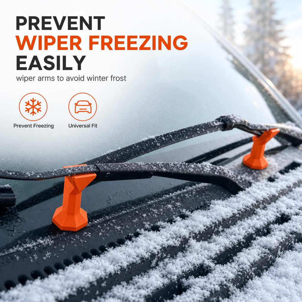 ⏳Time-Limited 50%OFF！⏰2-Pack Car Stand Plastic Anti-Freeze Wiper Protector for Winter