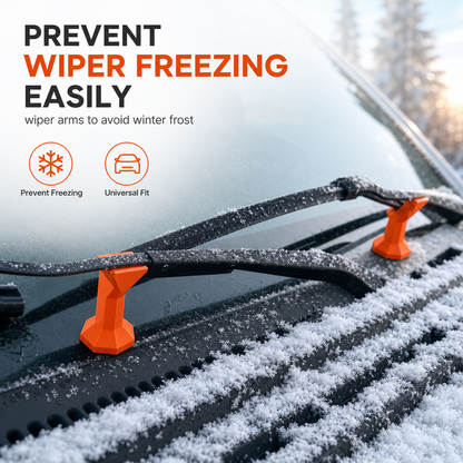 ⏳Time-Limited 50%OFF！⏰2-Pack Car Stand Plastic Anti-Freeze Wiper Protector for Winter