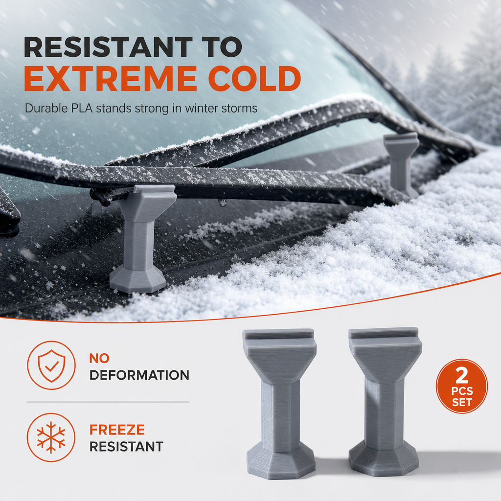 ⏳Time-Limited 50%OFF！⏰2-Pack Car Stand Plastic Anti-Freeze Wiper Protector for Winter