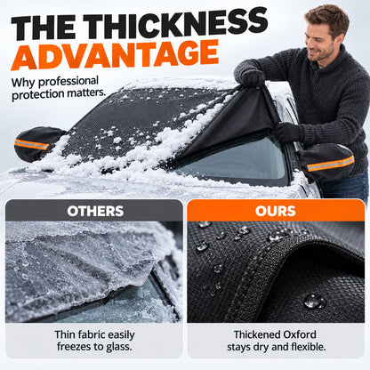 📢📢 50% OFF❄️All-Season Windshield Cover – Snow, Frost & Sun Protection