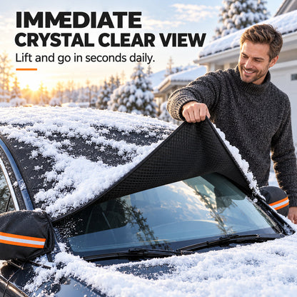 📢📢 50% OFF❄️All-Season Windshield Cover – Snow, Frost & Sun Protection