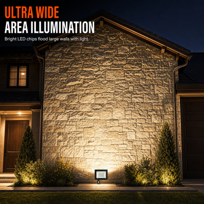 📢📢 30% OFF! 50W Outdoor LED Floodlight – PIR Motion Sensor & IP66 Weatherproof Design for Yards and Entryways 🏠✨