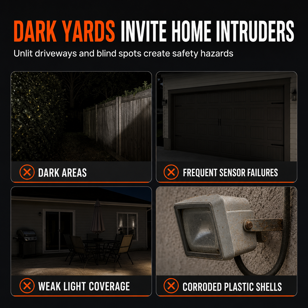 📢📢 30% OFF! 50W Outdoor LED Floodlight – PIR Motion Sensor & IP66 Weatherproof Design for Yards and Entryways 🏠✨