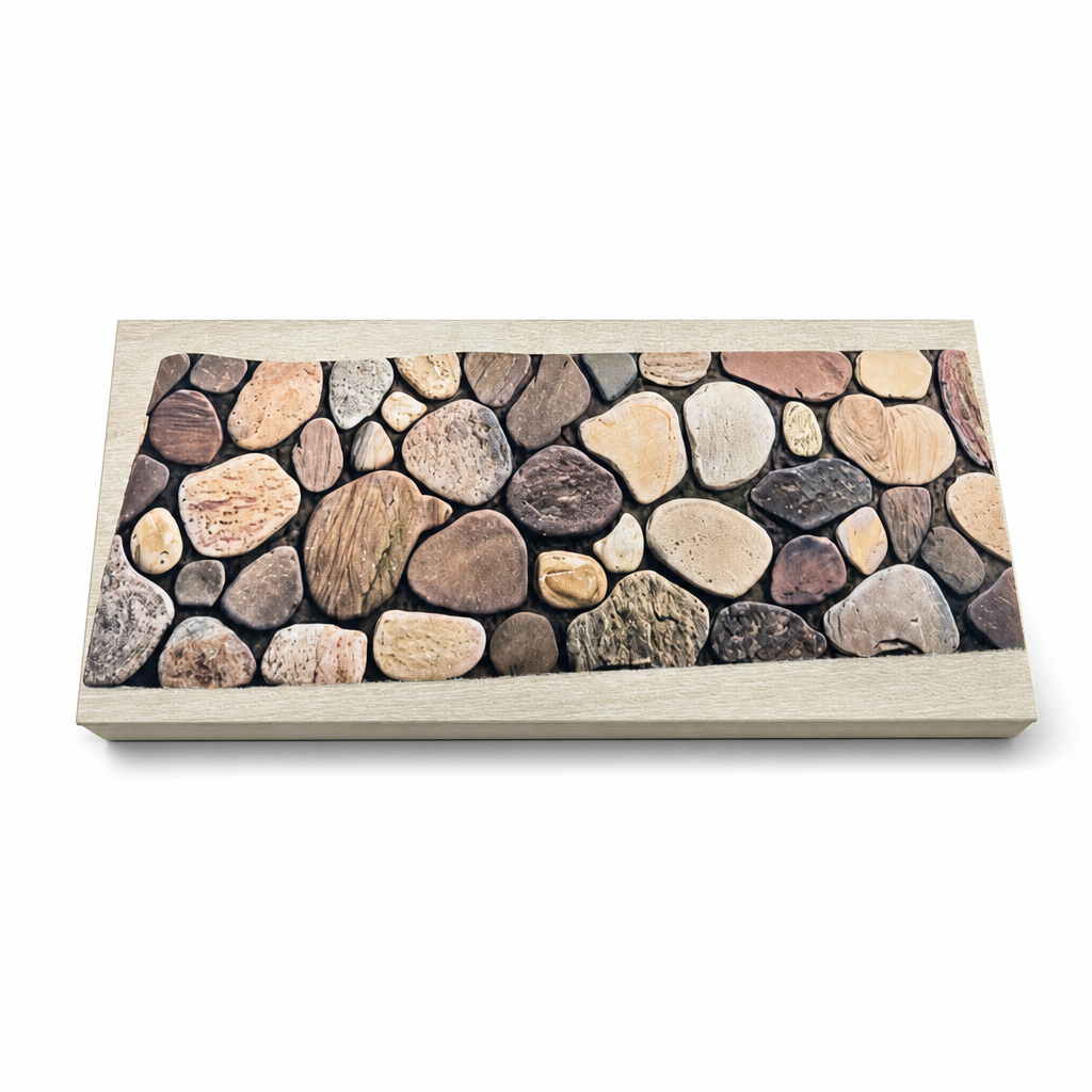 📢📢LIMITED 30% OFF !! ⏰Cobblestone Pattern Diatomite Stair Tread Mat Water Absorbent Non Slip Trimmable Step Rug Easy to Clean