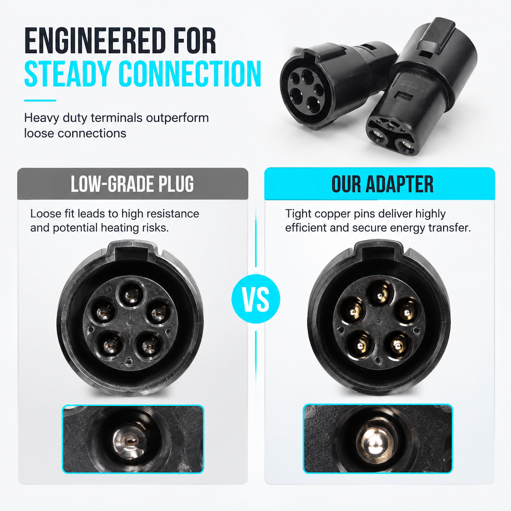 🔥40% OFF!!📢🔌 J1772 to NACS EV Adapter – Unlock Thousands of Level 1 & 2 Charging Stations for Your Tesla or NACS Vehicle, UL-Certified & Glovebox-Ready ✨