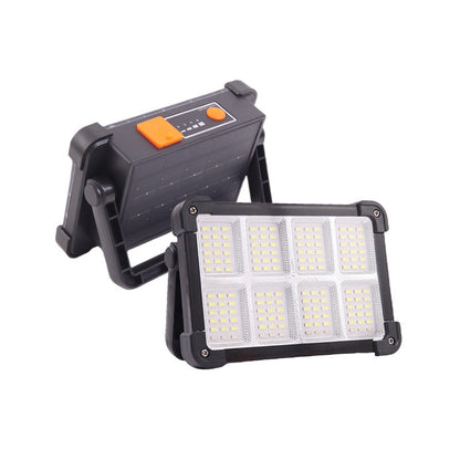 ⚡ 50% OFF NOW! 🔦 Solar LED Work Light & Camping Lantern – Power Bank, 4 Modes & 360° Kickstand – All-Weather Resistant 🏕️