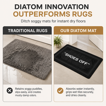 📢📢30% OFF !! ⏰Non-Slip Water Absorbent Bathroom Mat