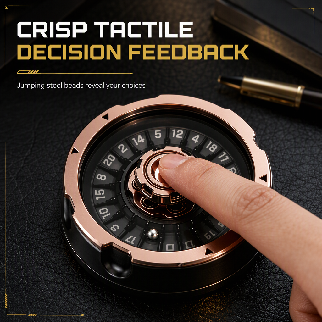 📢📢 40% OFF🎲Metal D20 Decision Maker – Fidget Spinner, Stress Relief Toy & Tabletop Gaming Accessory