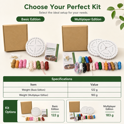 📢📢50% OFF !! ⏰DIY Braiding Cord Craft Kit for Adults and Beginners Boxed Set