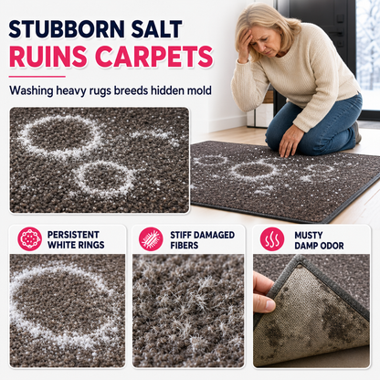 📢📢UP TO 60% OFF !! ⏰Winter Snow Melting Salt Stain Remover Carpet Foam Cleaner 60ml Set with Cleaning Towel