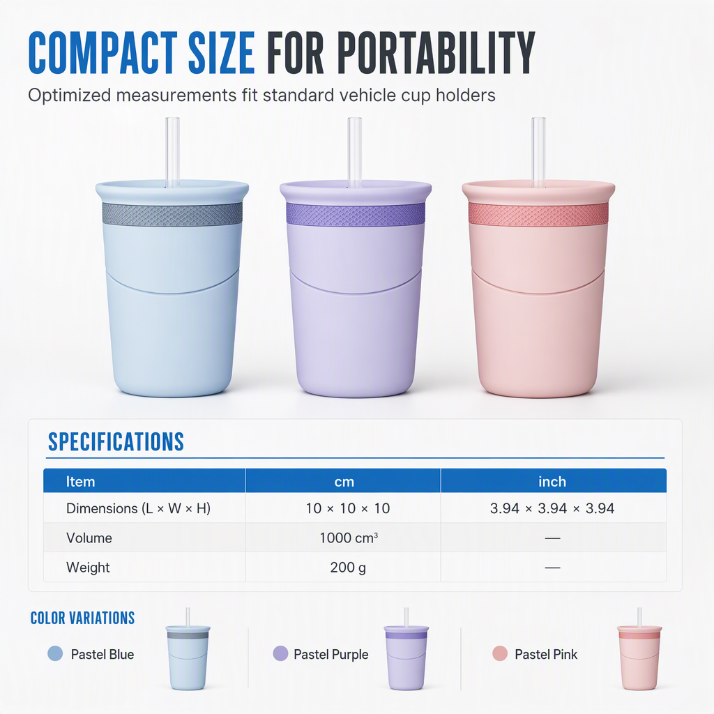 ⏳Time-Limited Special⏰🧊 Squeeze Cooling Tumbler: Releases Ice Cubes, Fits Cans, Silicone & Steel